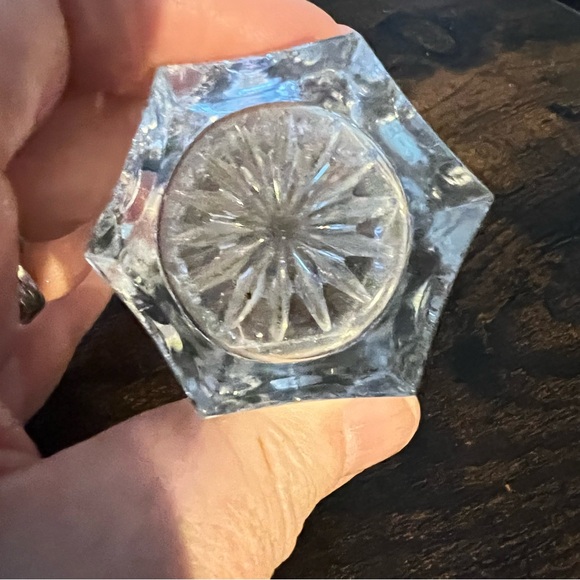 Circa Early 1900s EAPG Heisey 351 'Priscilla' Glass Fluted Toothpick Holder - Picture 4 of 7